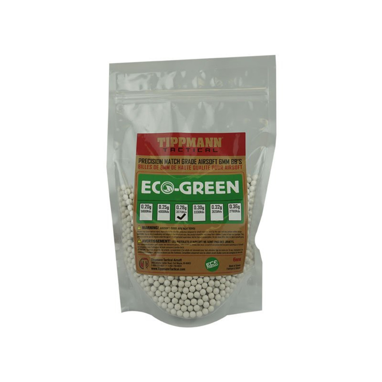 Tippman 0.28g Bio BB 1kg 3570rd Tippman 0.28g Bio BB 1kg 3570rd